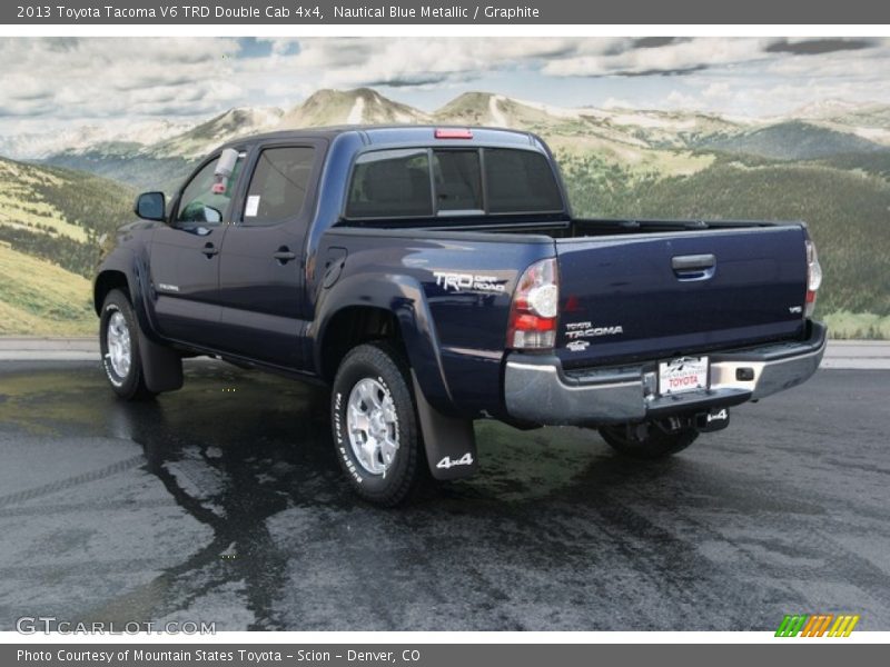 Nautical Blue Metallic / Graphite 2013 Toyota Tacoma V6 TRD Double Cab 4x4