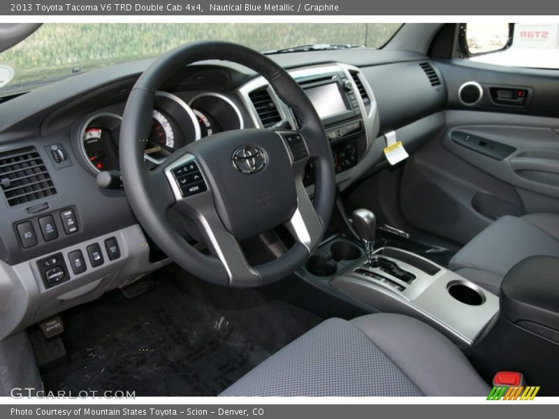 Nautical Blue Metallic / Graphite 2013 Toyota Tacoma V6 TRD Double Cab 4x4