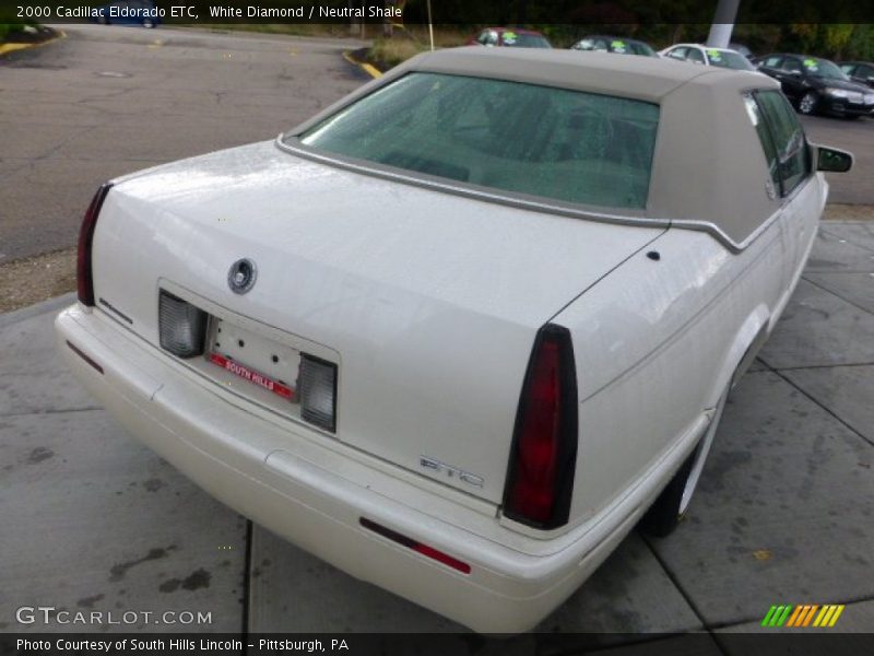 White Diamond / Neutral Shale 2000 Cadillac Eldorado ETC