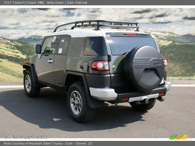 Army Green / Dark Charcoal 2013 Toyota FJ Cruiser 4WD