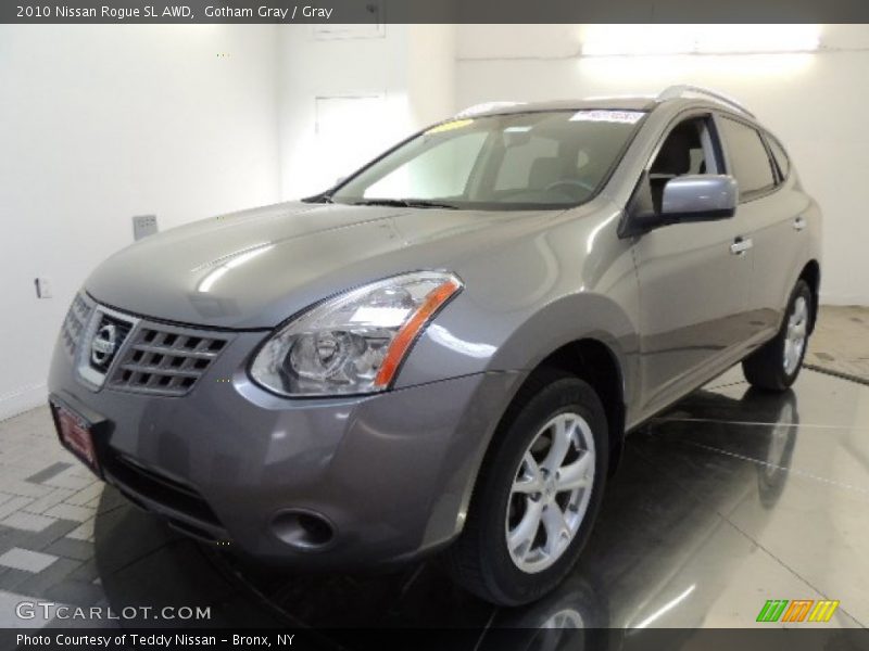 Gotham Gray / Gray 2010 Nissan Rogue SL AWD