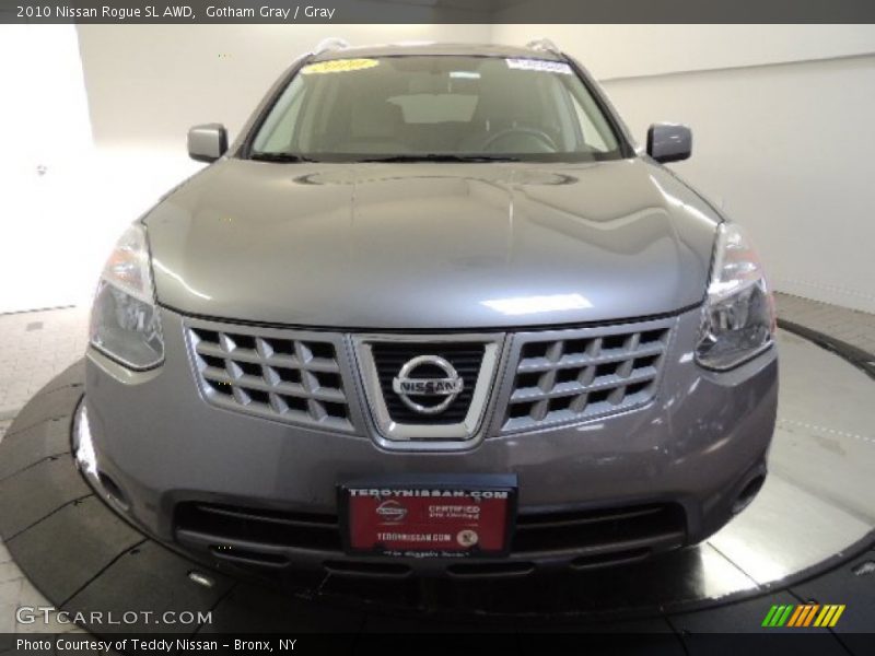 Gotham Gray / Gray 2010 Nissan Rogue SL AWD