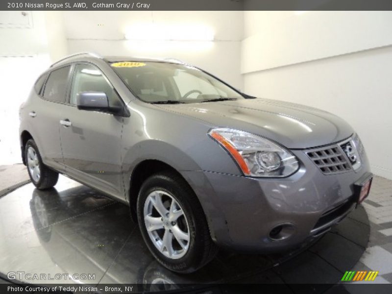 Gotham Gray / Gray 2010 Nissan Rogue SL AWD