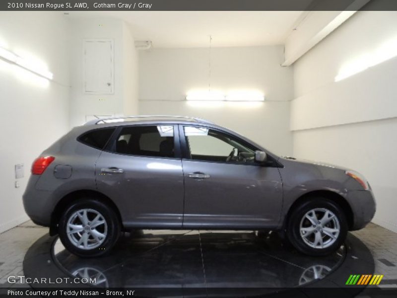 Gotham Gray / Gray 2010 Nissan Rogue SL AWD