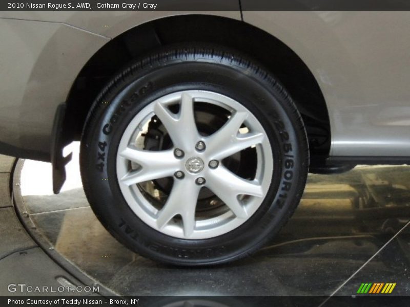 Gotham Gray / Gray 2010 Nissan Rogue SL AWD