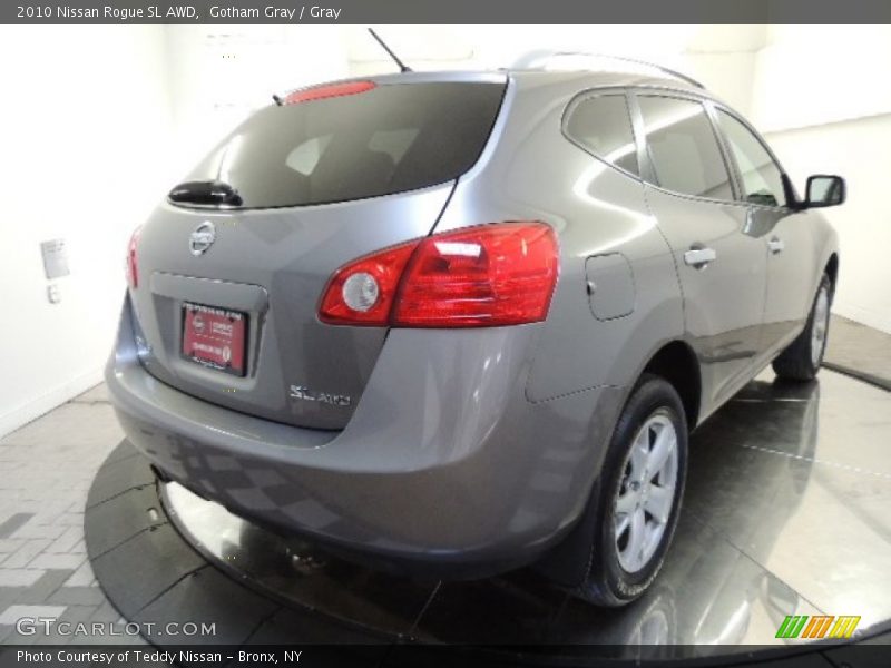 Gotham Gray / Gray 2010 Nissan Rogue SL AWD