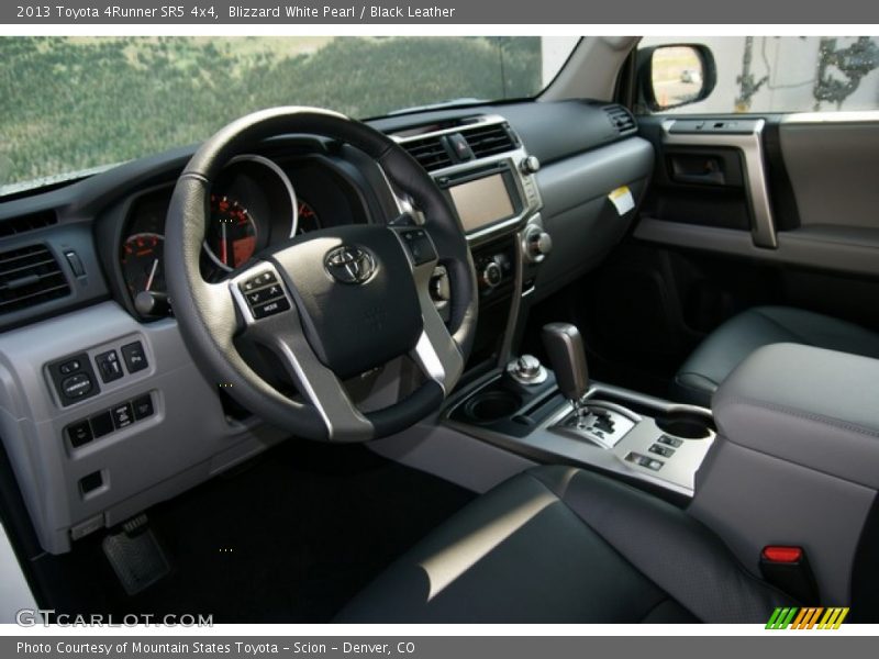 Blizzard White Pearl / Black Leather 2013 Toyota 4Runner SR5 4x4