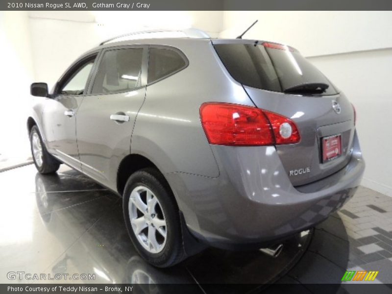 Gotham Gray / Gray 2010 Nissan Rogue SL AWD