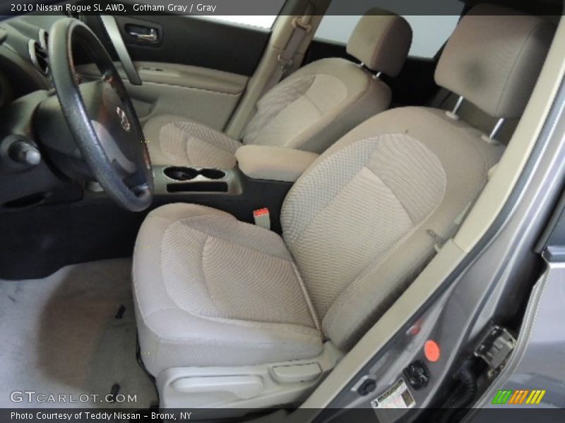 Gotham Gray / Gray 2010 Nissan Rogue SL AWD