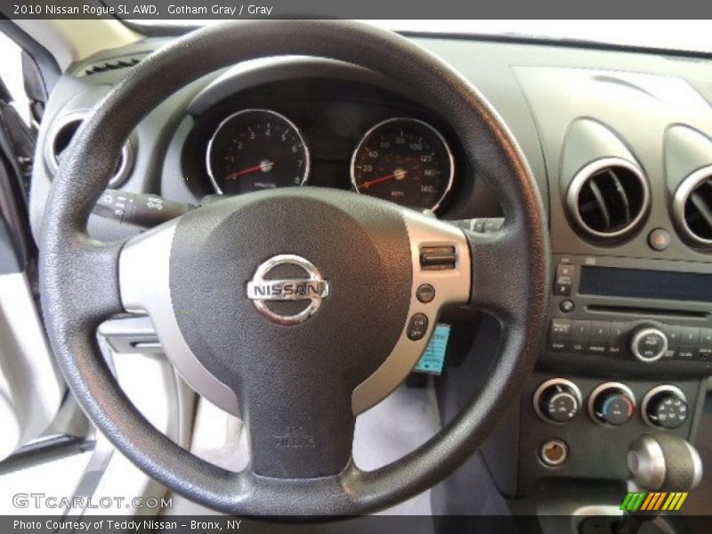 Gotham Gray / Gray 2010 Nissan Rogue SL AWD