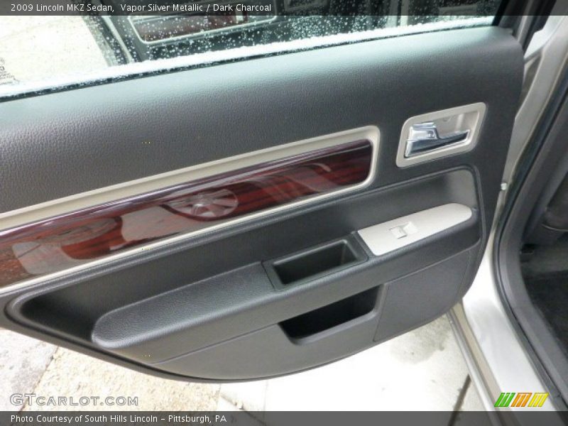 Vapor Silver Metallic / Dark Charcoal 2009 Lincoln MKZ Sedan