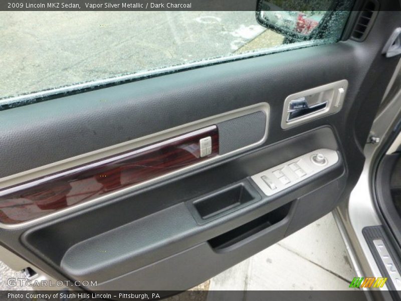 Vapor Silver Metallic / Dark Charcoal 2009 Lincoln MKZ Sedan