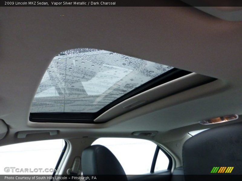 Vapor Silver Metallic / Dark Charcoal 2009 Lincoln MKZ Sedan