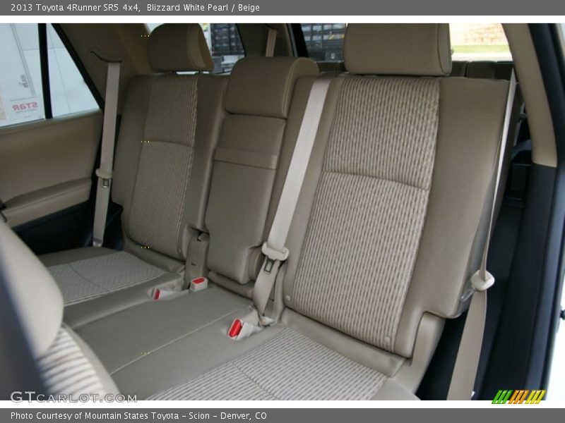 Rear Seat of 2013 4Runner SR5 4x4