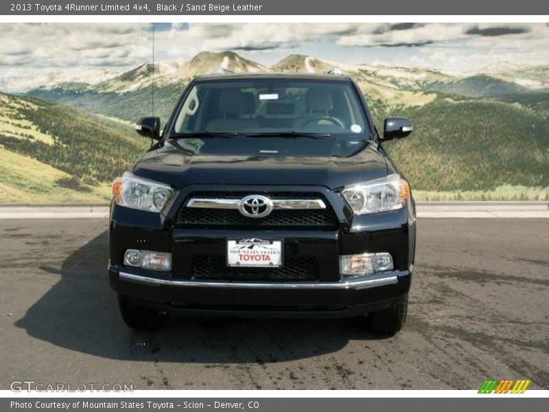 Black / Sand Beige Leather 2013 Toyota 4Runner Limited 4x4