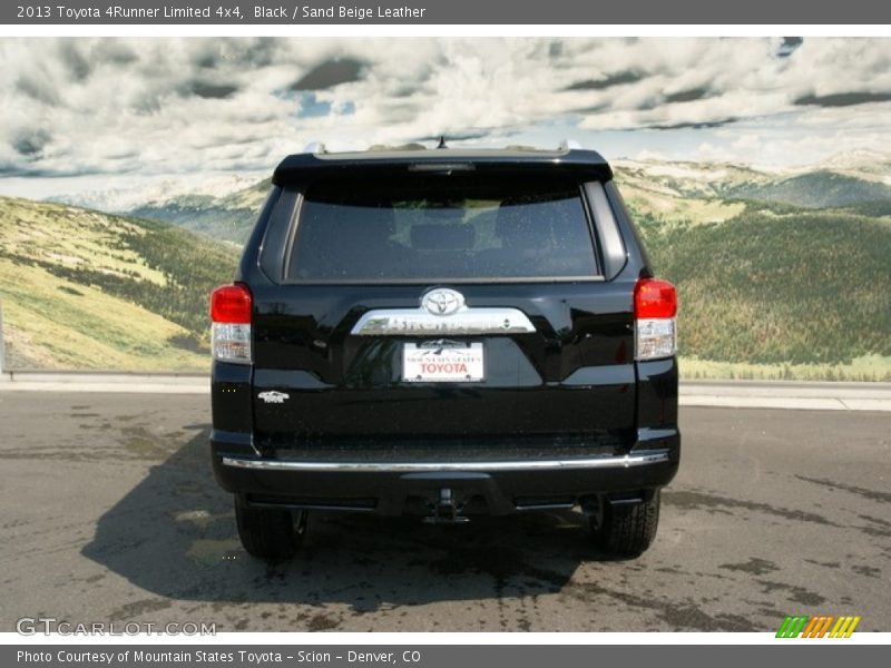 Black / Sand Beige Leather 2013 Toyota 4Runner Limited 4x4