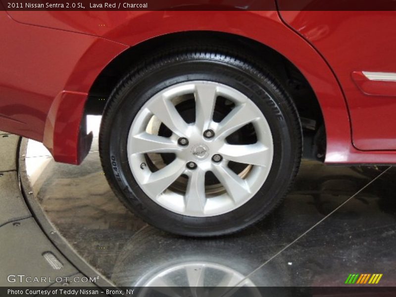 Lava Red / Charcoal 2011 Nissan Sentra 2.0 SL