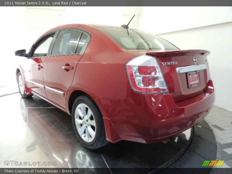 Lava Red / Charcoal 2011 Nissan Sentra 2.0 SL