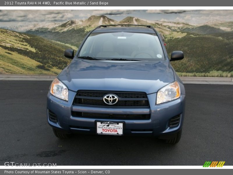 Pacific Blue Metallic / Sand Beige 2012 Toyota RAV4 I4 4WD