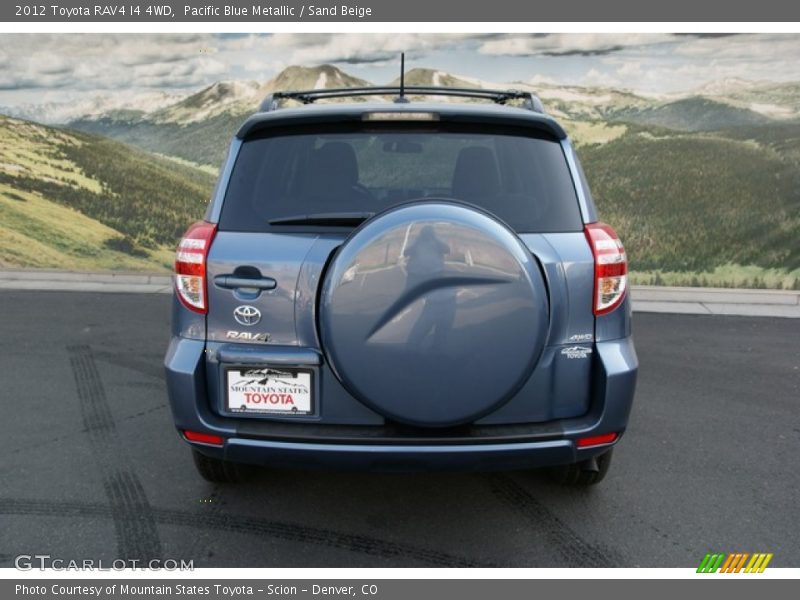 Pacific Blue Metallic / Sand Beige 2012 Toyota RAV4 I4 4WD