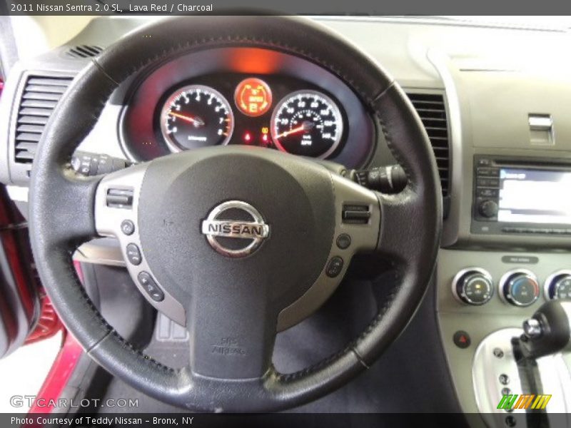 Lava Red / Charcoal 2011 Nissan Sentra 2.0 SL