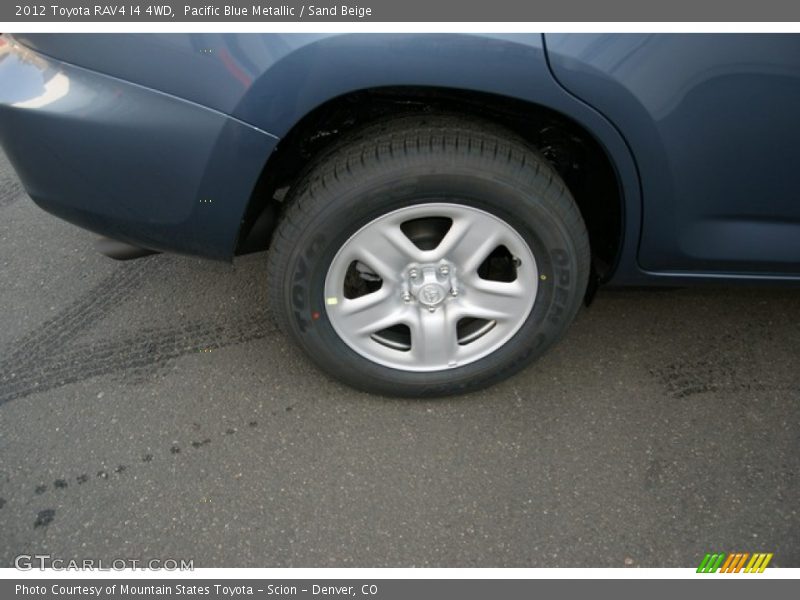 Pacific Blue Metallic / Sand Beige 2012 Toyota RAV4 I4 4WD