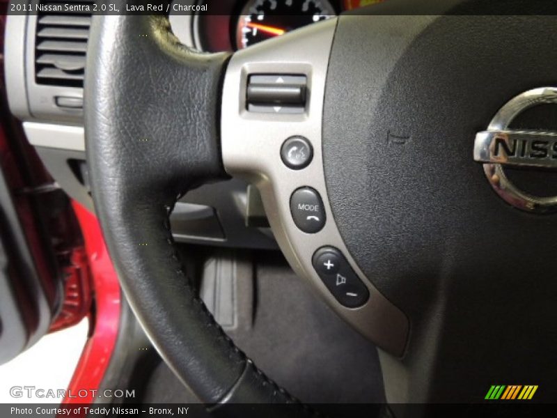 Lava Red / Charcoal 2011 Nissan Sentra 2.0 SL