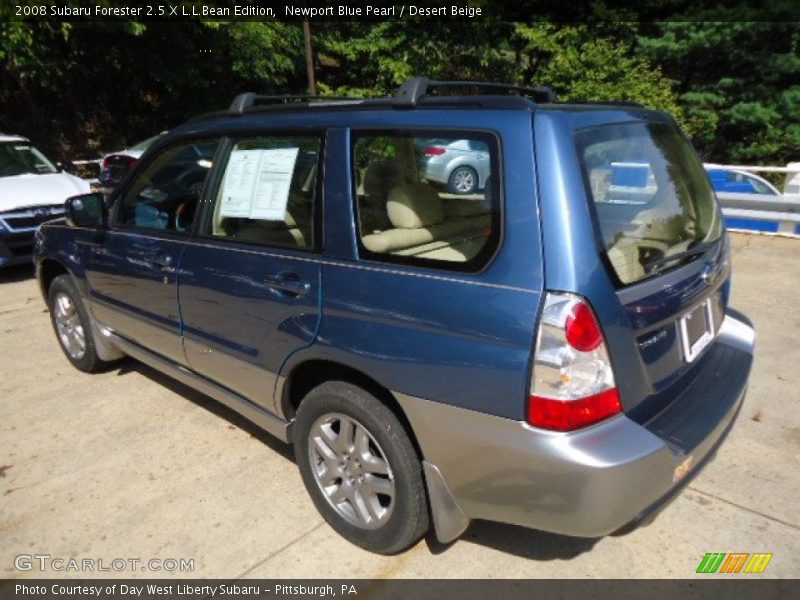 Newport Blue Pearl / Desert Beige 2008 Subaru Forester 2.5 X L.L.Bean Edition
