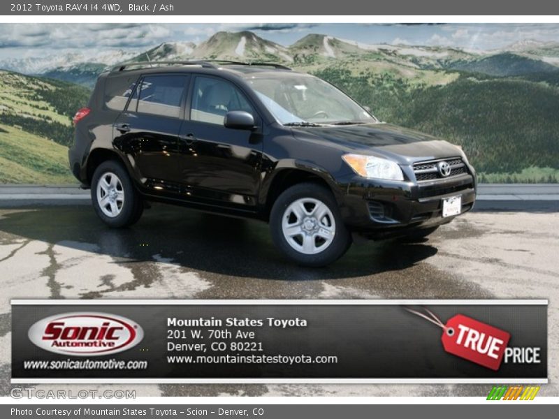 Black / Ash 2012 Toyota RAV4 I4 4WD