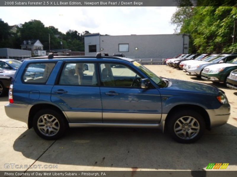 Newport Blue Pearl / Desert Beige 2008 Subaru Forester 2.5 X L.L.Bean Edition