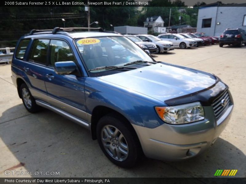 Newport Blue Pearl / Desert Beige 2008 Subaru Forester 2.5 X L.L.Bean Edition