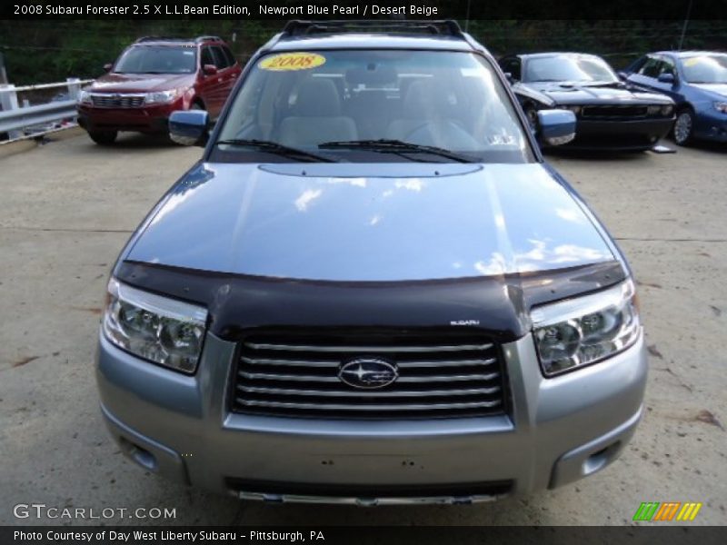 Newport Blue Pearl / Desert Beige 2008 Subaru Forester 2.5 X L.L.Bean Edition
