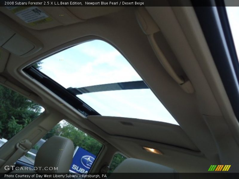 Newport Blue Pearl / Desert Beige 2008 Subaru Forester 2.5 X L.L.Bean Edition