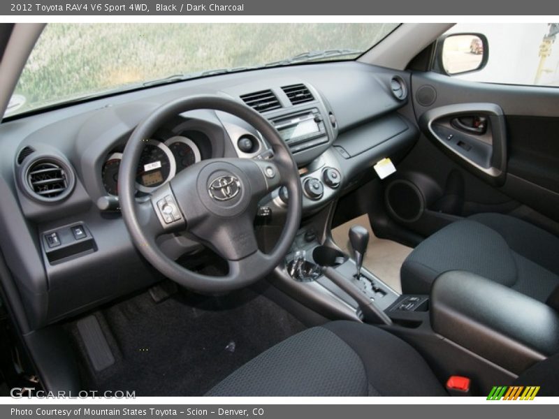 Black / Dark Charcoal 2012 Toyota RAV4 V6 Sport 4WD