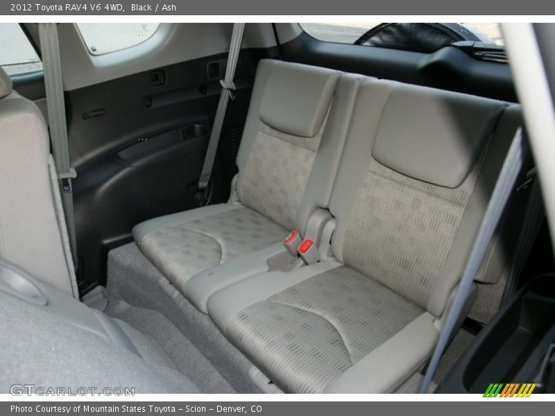 Rear Seat of 2012 RAV4 V6 4WD