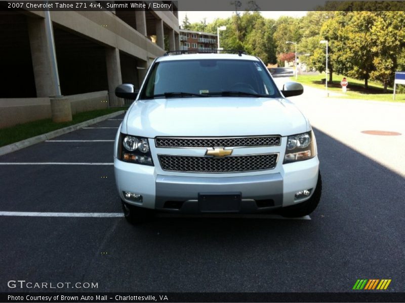 Summit White / Ebony 2007 Chevrolet Tahoe Z71 4x4