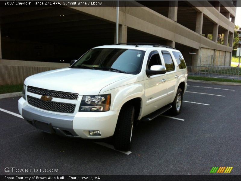 Summit White / Ebony 2007 Chevrolet Tahoe Z71 4x4