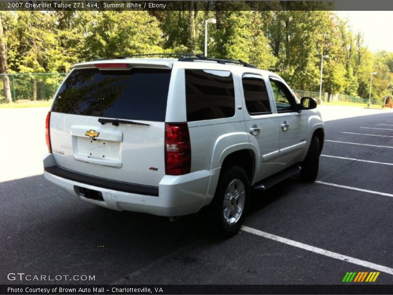 Summit White / Ebony 2007 Chevrolet Tahoe Z71 4x4