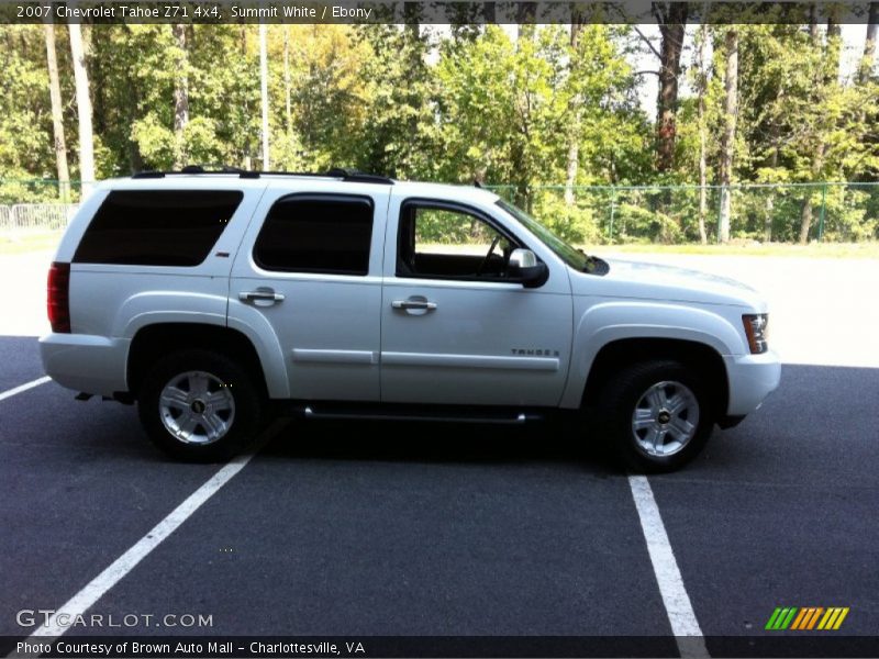 Summit White / Ebony 2007 Chevrolet Tahoe Z71 4x4