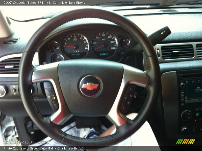 Summit White / Ebony 2007 Chevrolet Tahoe Z71 4x4