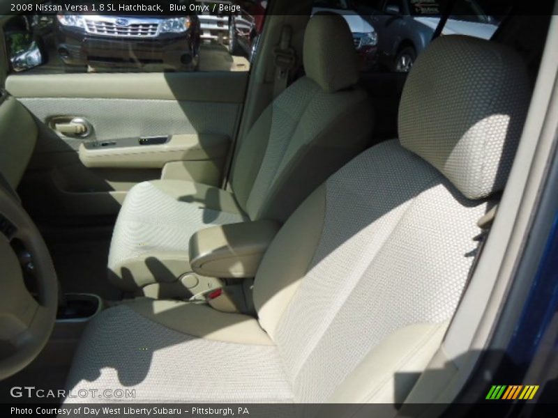 Blue Onyx / Beige 2008 Nissan Versa 1.8 SL Hatchback