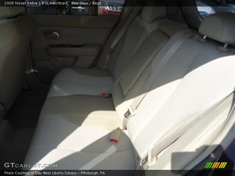 Blue Onyx / Beige 2008 Nissan Versa 1.8 SL Hatchback