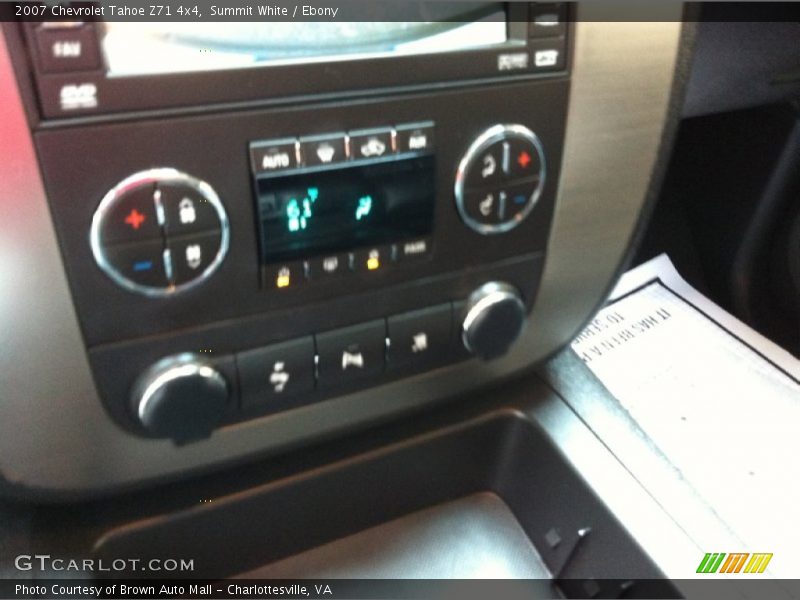 Summit White / Ebony 2007 Chevrolet Tahoe Z71 4x4