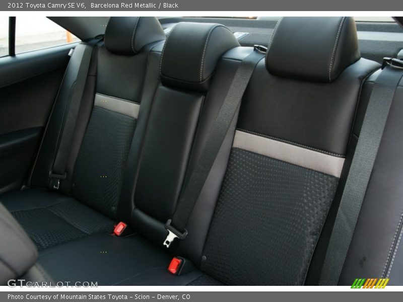 Barcelona Red Metallic / Black 2012 Toyota Camry SE V6