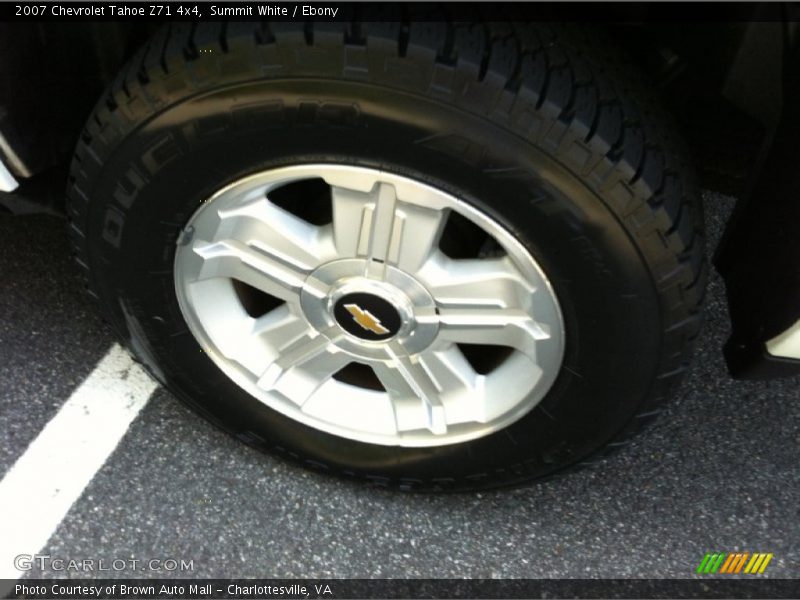 Summit White / Ebony 2007 Chevrolet Tahoe Z71 4x4