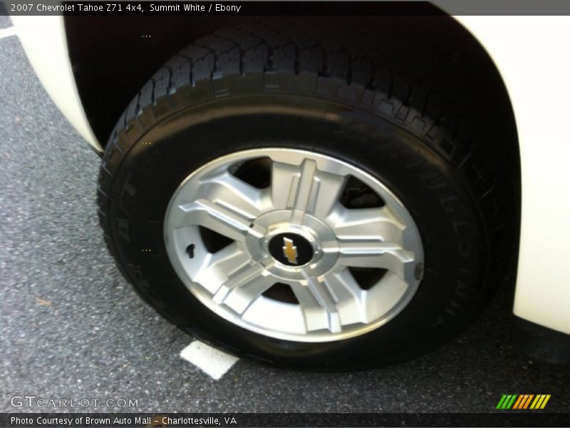 Summit White / Ebony 2007 Chevrolet Tahoe Z71 4x4