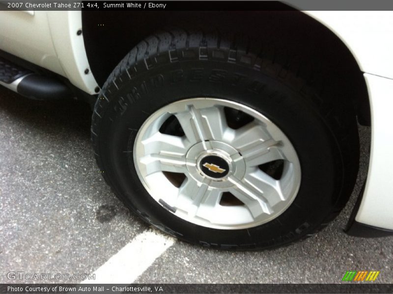 Summit White / Ebony 2007 Chevrolet Tahoe Z71 4x4