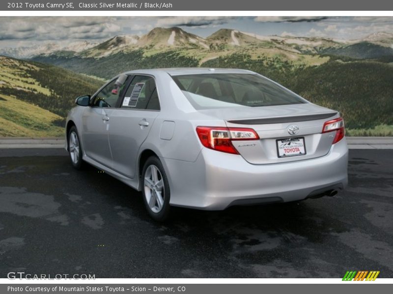 Classic Silver Metallic / Black/Ash 2012 Toyota Camry SE
