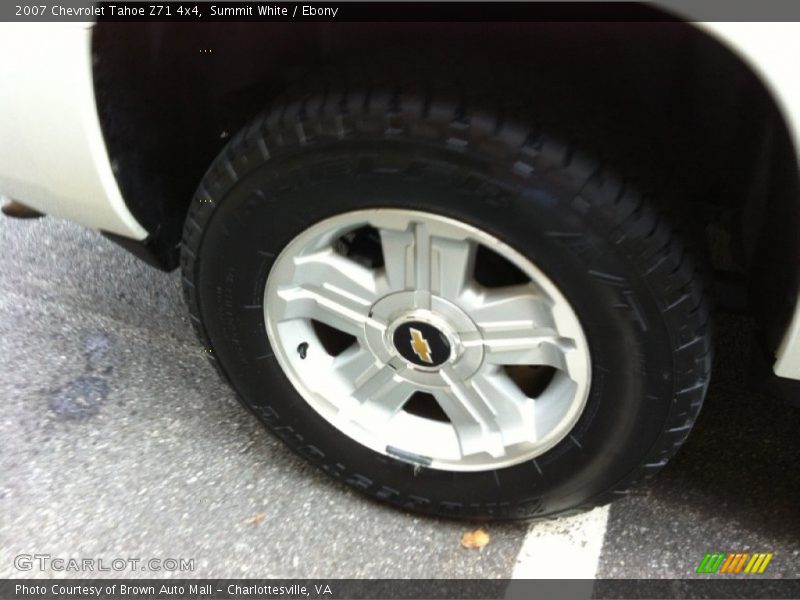 Summit White / Ebony 2007 Chevrolet Tahoe Z71 4x4