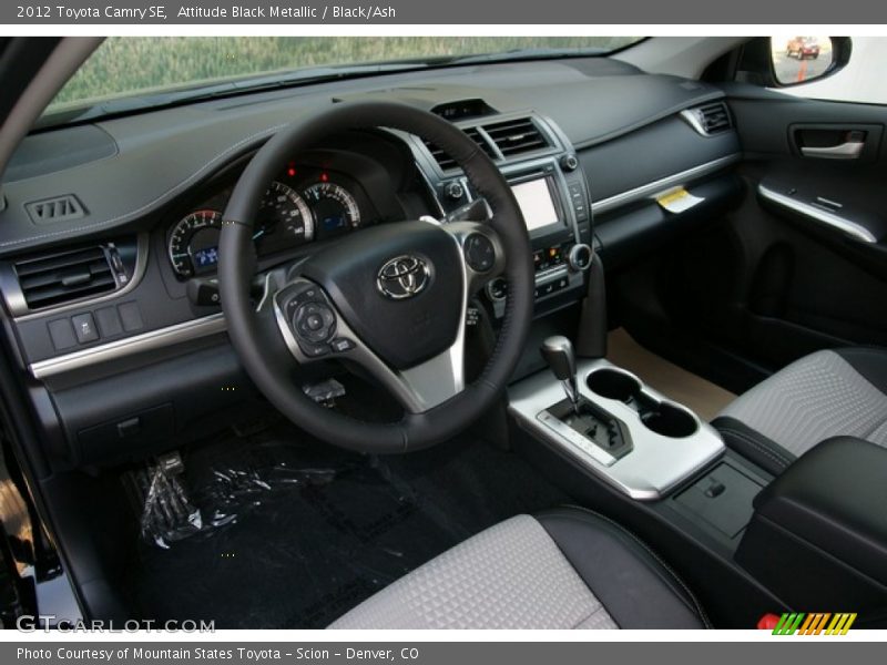 Attitude Black Metallic / Black/Ash 2012 Toyota Camry SE